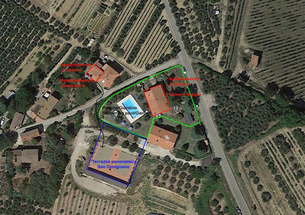 Agriturismo Azienda Agricola La Roccaia San Gimignano Exterior foto